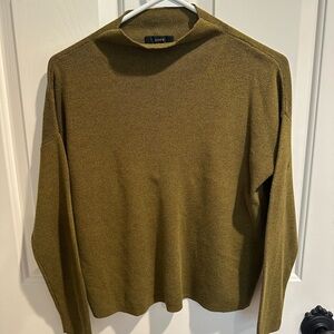 J. Crew Olive Green Turtleneck Sweater